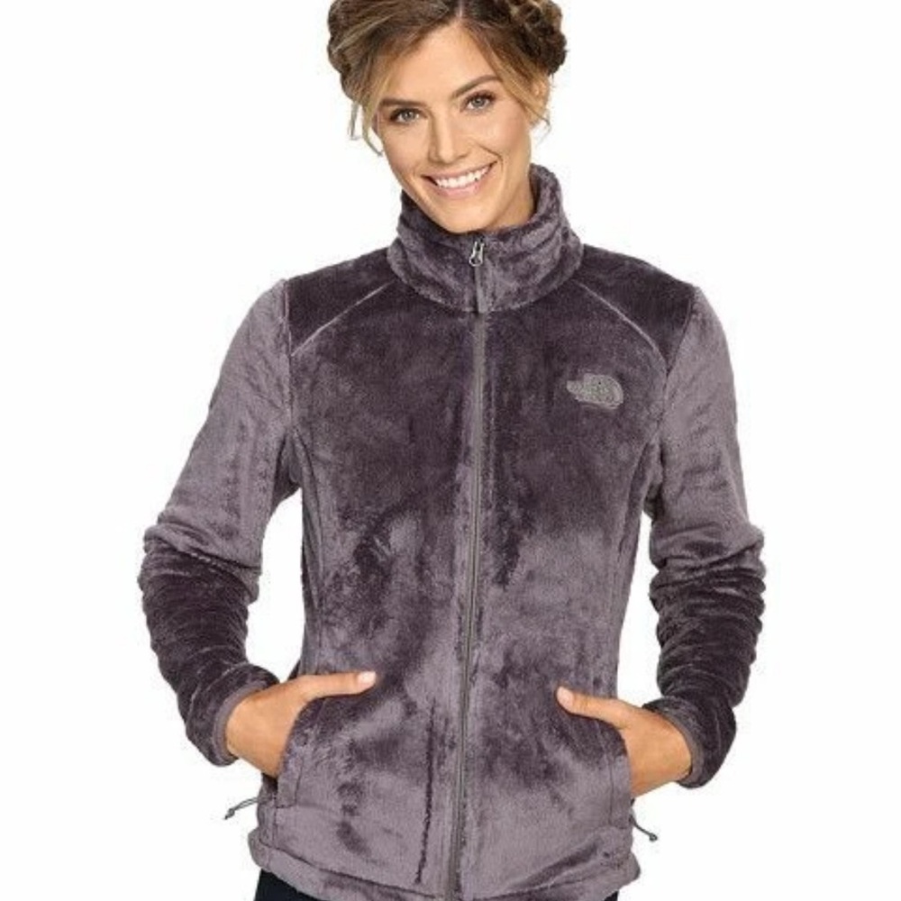 SOLD. The North Face Osito Women's Plush Purple Teddy Jacket